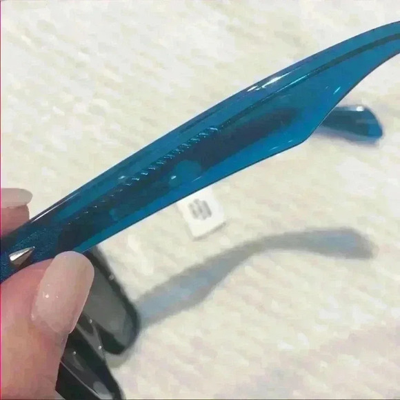 Rag & Bone 52MM Cat Eye Sunglasses in Blue/Black NWT - Picture 11 of 11